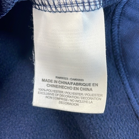 Nike Men’s Navy Blue Gonzaga Basketball Hooded Pullover Sweatshirt, size medium - Picture 6 of 10